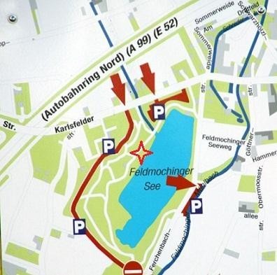 Anfahrtskarte zu Andys Seehäusl